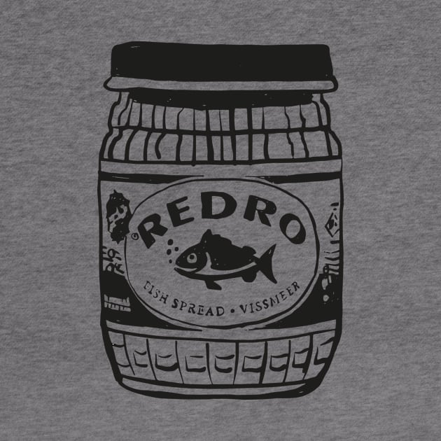 Redro Fish Paste illustrated by hand by Siren Seventy One